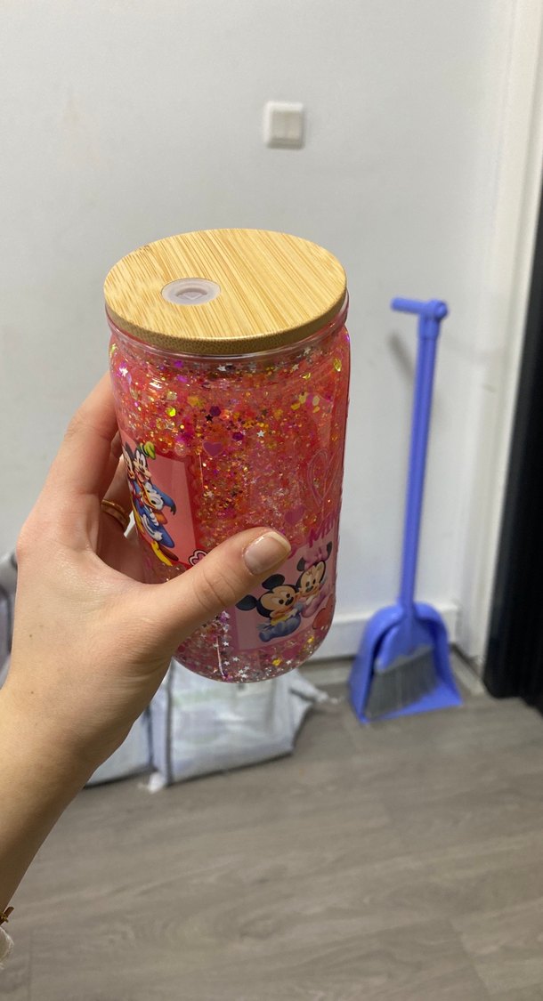 Renkli Mickeyli bardak - Görsel 3