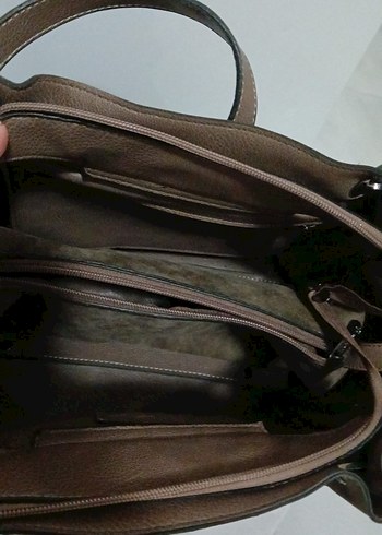 Kahverengi Süet Guess Kadın Çanta - Görsel 5