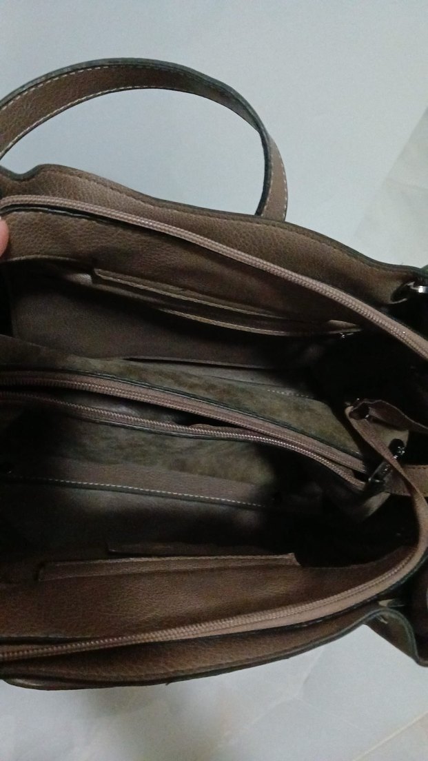 Kahverengi Süet Guess Kadın Çanta - Görsel 5