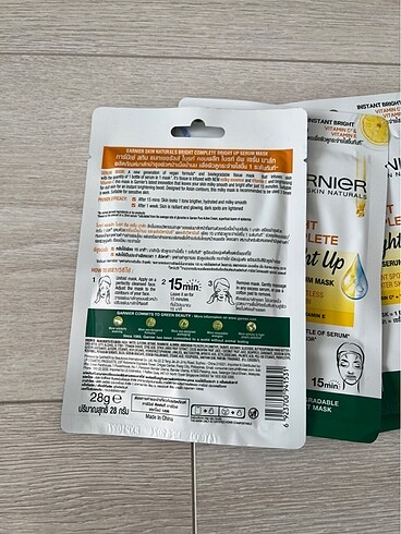 Garnier Yüz maskesi