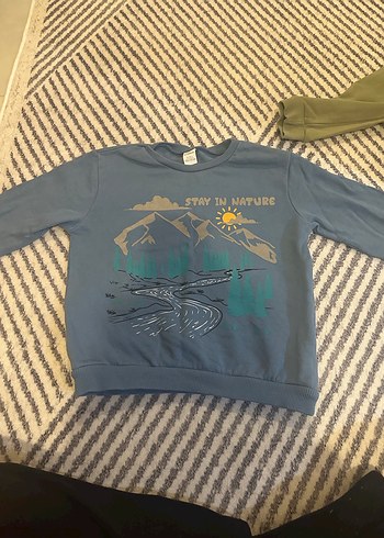 Erkek Çocuk Uzun Kollu Sweatshirt, Eşofman Üstü Set - Görsel 4