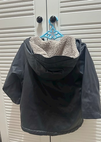 Zara Gri Kürklü Mont - Görsel 2