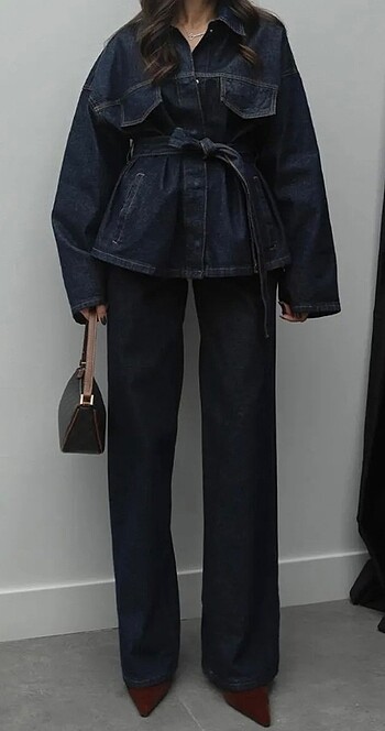 l Beden Denim Kot takım