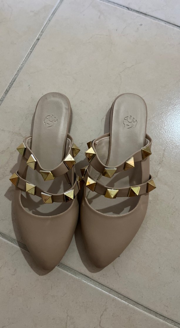 Bej Kadın terlik - Görsel 3