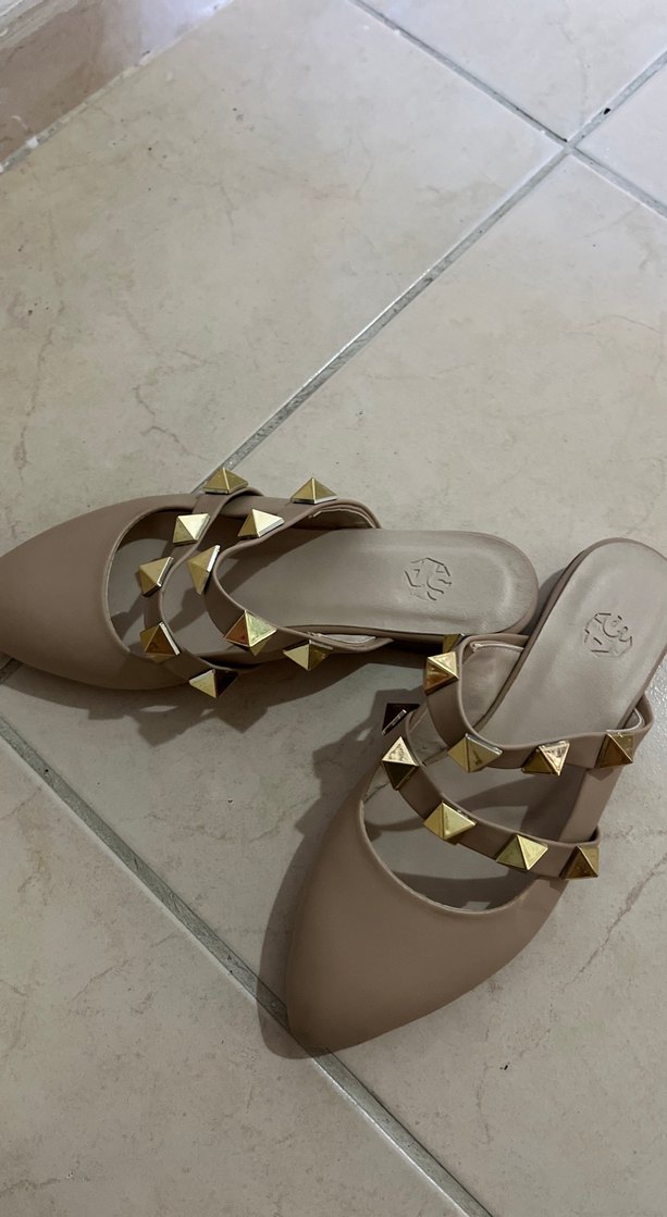 Bej Kadın terlik - Görsel 2