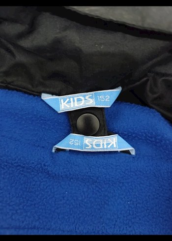 Erkek Çocuk Mavi Biker Mont ve Eldiven - Görsel 3