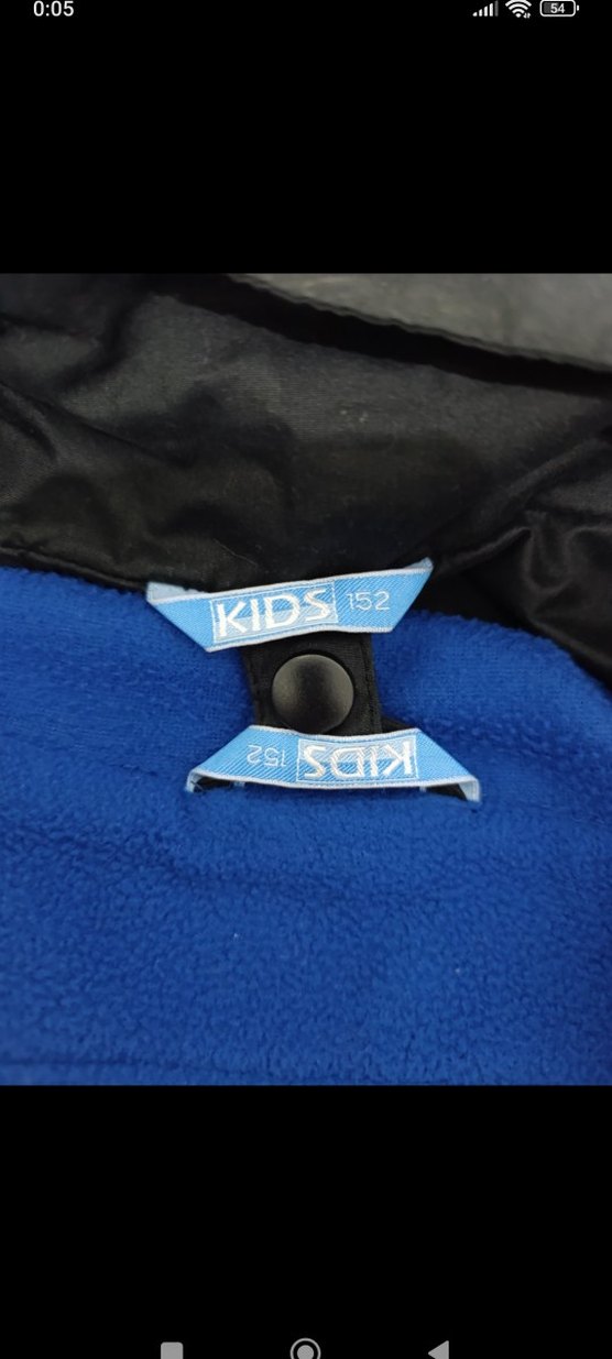 Erkek Çocuk Mavi Biker Mont ve Eldiven - Görsel 3