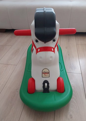 Çocuklar için renkli sallanan at oyuncak - Görsel 2