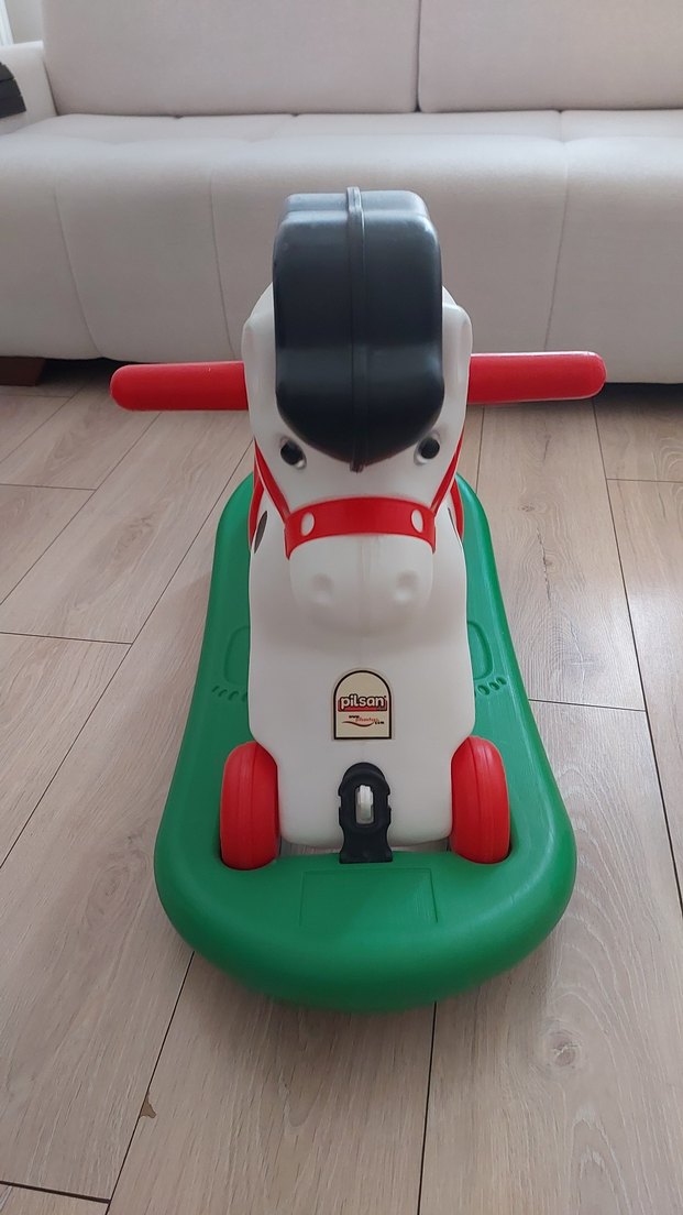 Çocuklar için renkli sallanan at oyuncak - Görsel 2