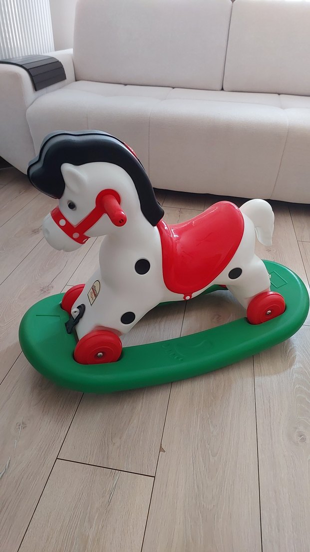 Çocuklar için renkli sallanan at oyuncak - Görsel 3