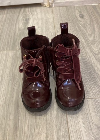 HM Bordo Rugan Kız Çocuk Botu