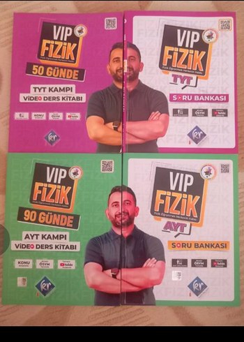 VIP Fizik TYT ve AYT Kamp kitapları