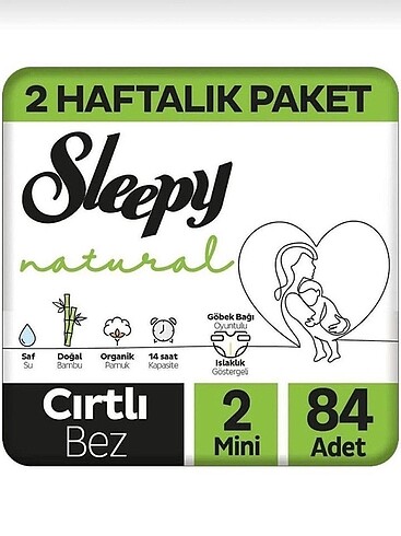 Sleepy 2 mini. 84x2 168 adet açılmamış paket