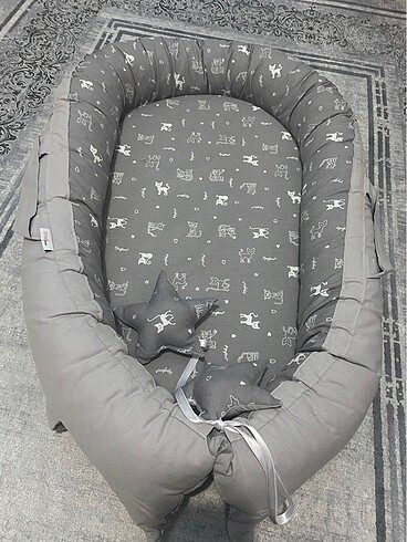Beden gri Renk Baby nest bebek yatağı .