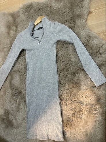 Fitilli mini elbise