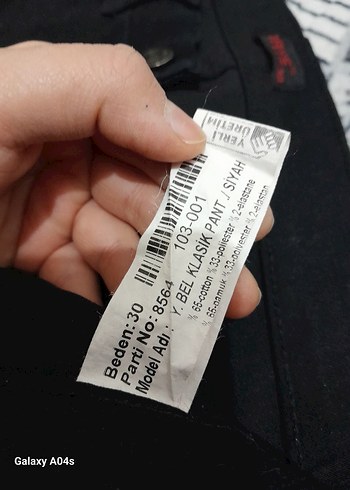 Siyah Regular Fit Kadın Kot Pantolon - Görsel 2