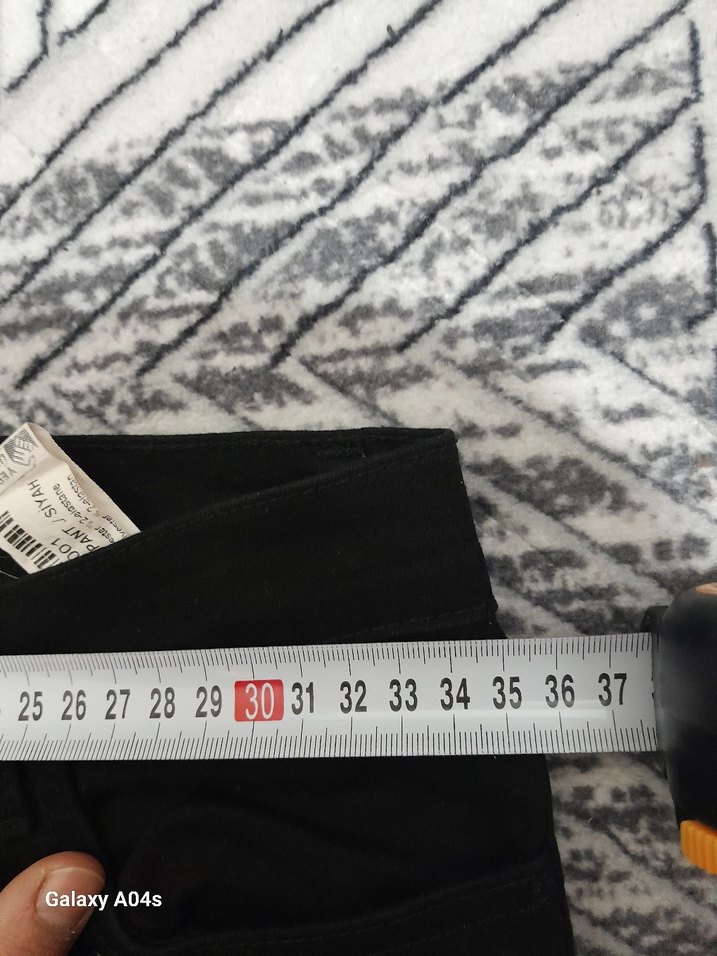 Siyah Regular Fit Kadın Kot Pantolon - Görsel 3