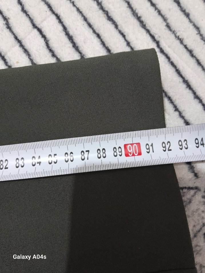 Gri Pilili Kadın Kumaş Pantolon - Görsel 5