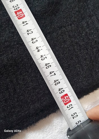 Siyah V Yaka Örgü Yün Kadın Kazak - Görsel 2