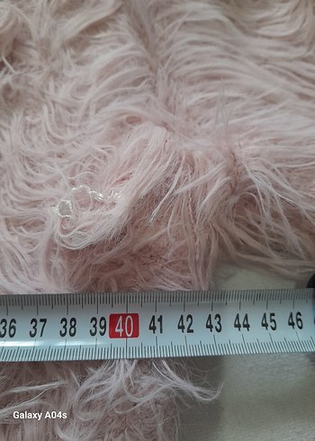 Pembe Kürk Detaylı Kısa Kadın Kazak - Görsel 3