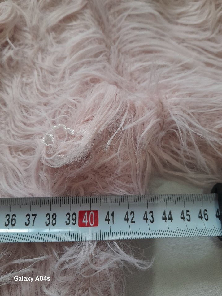 Pembe Kürk Detaylı Kısa Kadın Kazak - Görsel 3