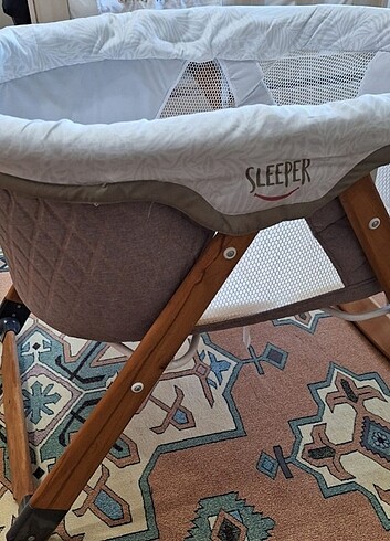Beden camel Renk Anne Yanı Sallanan Beşik