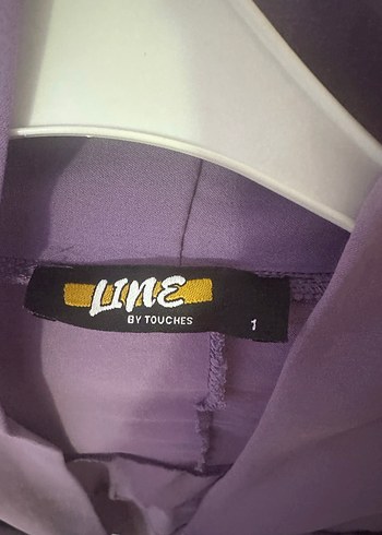 Mor Kadın Uzun Kollu Salaş Elbise - Görsel 2