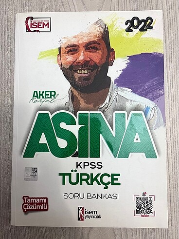 Aşina Türkçe soru bankası Aker kartal 2022