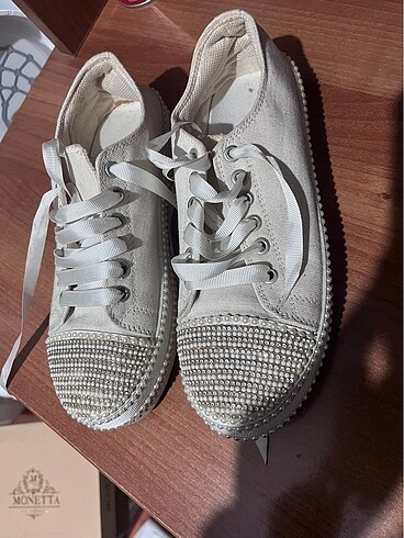 Diğer Taşlı gelin ayakkabısı converse