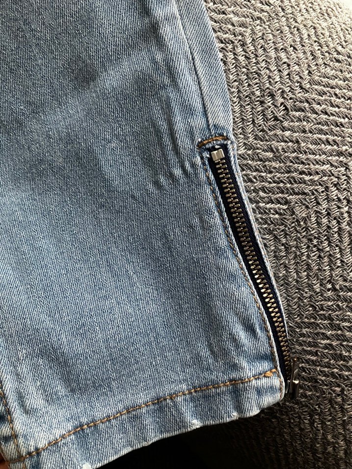 Kadın Mavi Yırtık Detaylı Denim Jean - Görsel 4