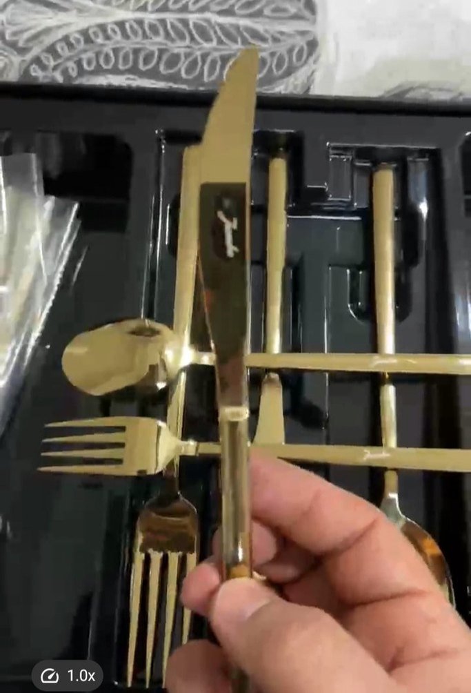 Jumbo 12 kişilik kaşık çatal bıçak takımı - Görsel 4