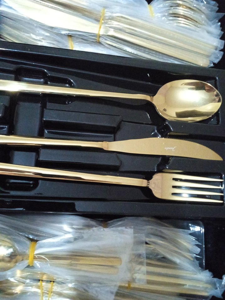 12 kişilik 84 parça titanyum kaplamalı takım - Görsel 4