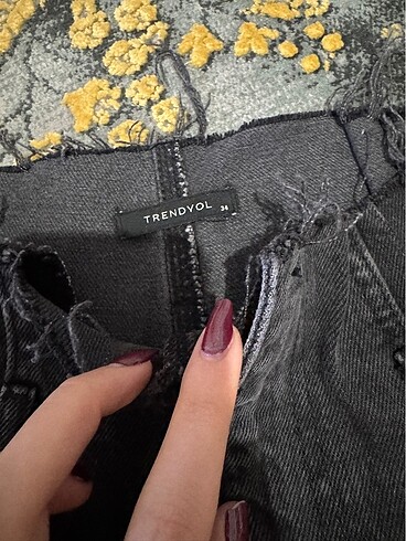 Trendyol & Milla Trendyol Milla bel detaylı Jean