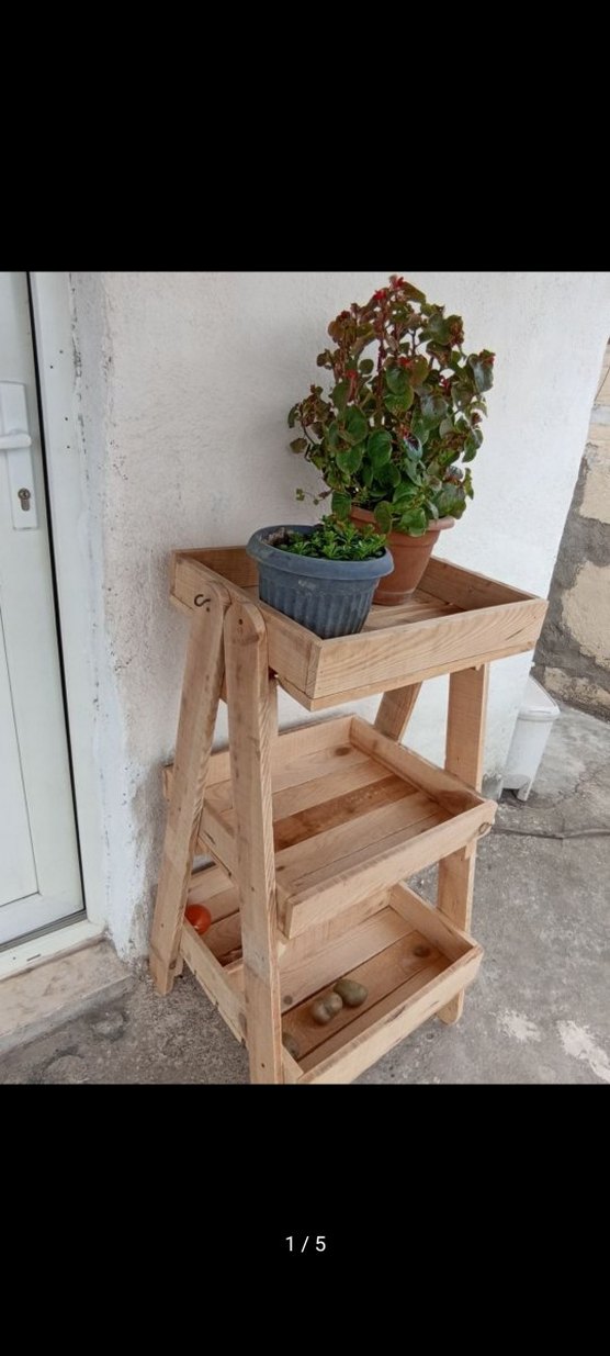 ahşap sebzelik çok amaçlı raf - Görsel 5