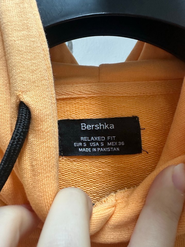 Bershka Baskılı Kapüşonlu Erkek Sweatshirt - Görsel 4