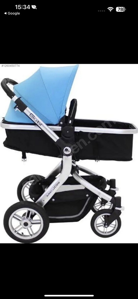 Pirrre Cardin Gubi Bebek Arabası ve Oto Koltuğu - Görsel 3