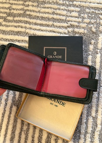 Modern Klasik Desenli Gri Erkek Cüzdanı - Görsel 4