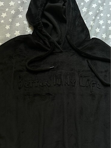 Kapüşonlu Kadife Sweat