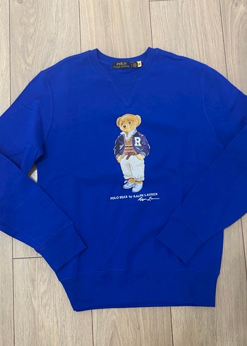 Mavi Polo Ralph Lauren Ayıcıklı Sweatshirt - Görsel 3