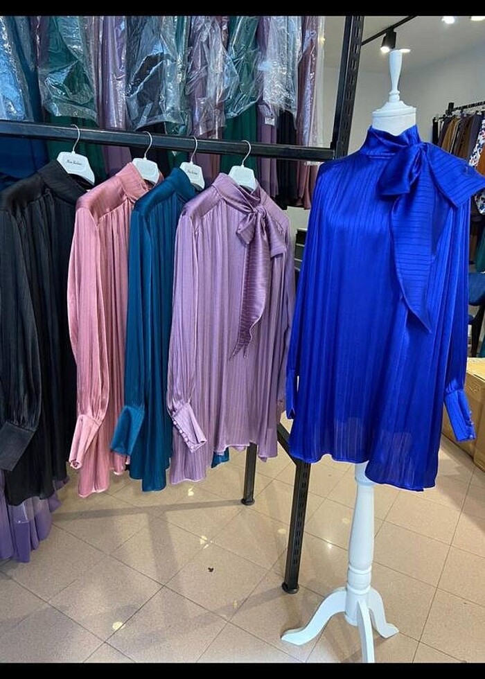 Saten Fılarlı Tunik - Görsel 4