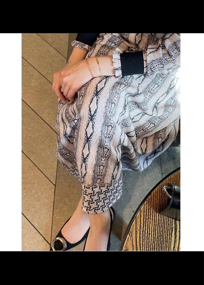 Krep elbise - Görsel 2