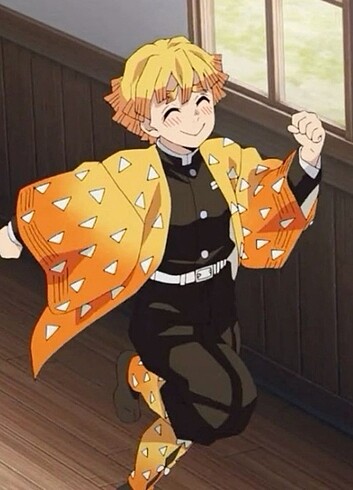 Demon slayer zenitsu kimono - Görsel 5