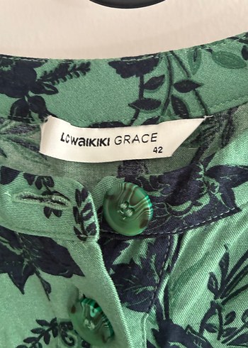 Yeşil Bohem Uzun Kollu Kadın Tunik - Görsel 2