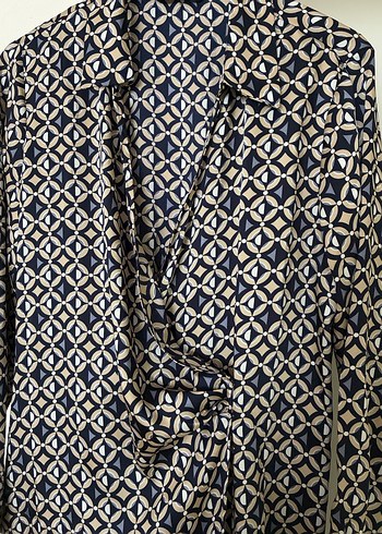 Uzun Kollu Çok Renkli Bohem Kadın Elbise,tunik - Görsel 4