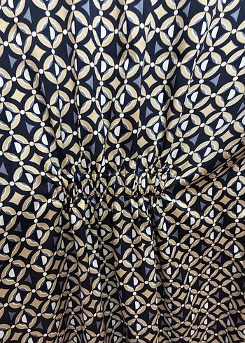 Uzun Kollu Çok Renkli Bohem Kadın Elbise,tunik - Görsel 9