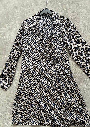 Uzun Kollu Çok Renkli Bohem Kadın Elbise,tunik - Görsel 2