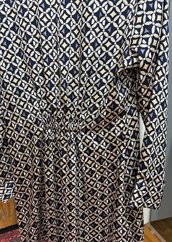 Uzun Kollu Çok Renkli Bohem Kadın Elbise,tunik - Görsel 8