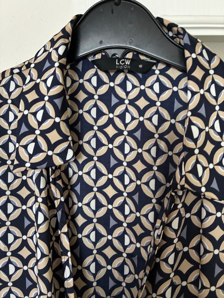 Uzun Kollu Çok Renkli Bohem Kadın Elbise,tunik - Görsel 5