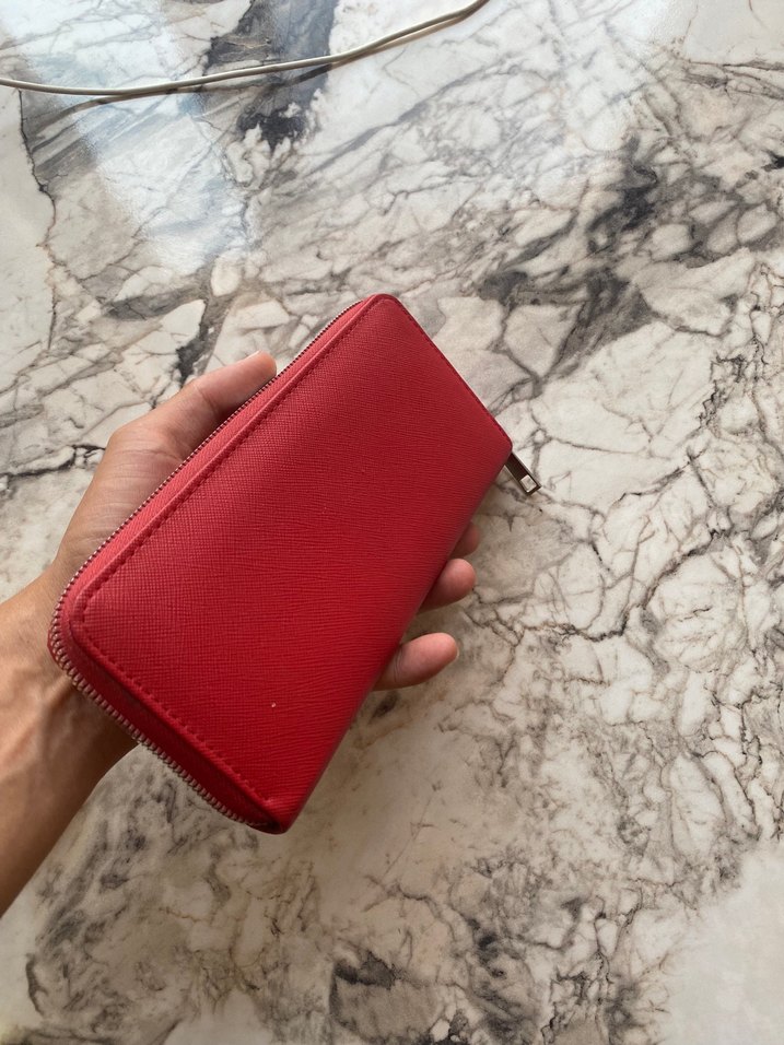 Kırmızı  Kadın Fermuarlı Cüzdan - Görsel 3