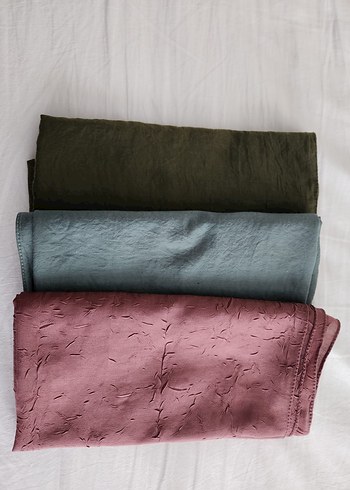 Kadın pamuklu eşarp - Görsel 3